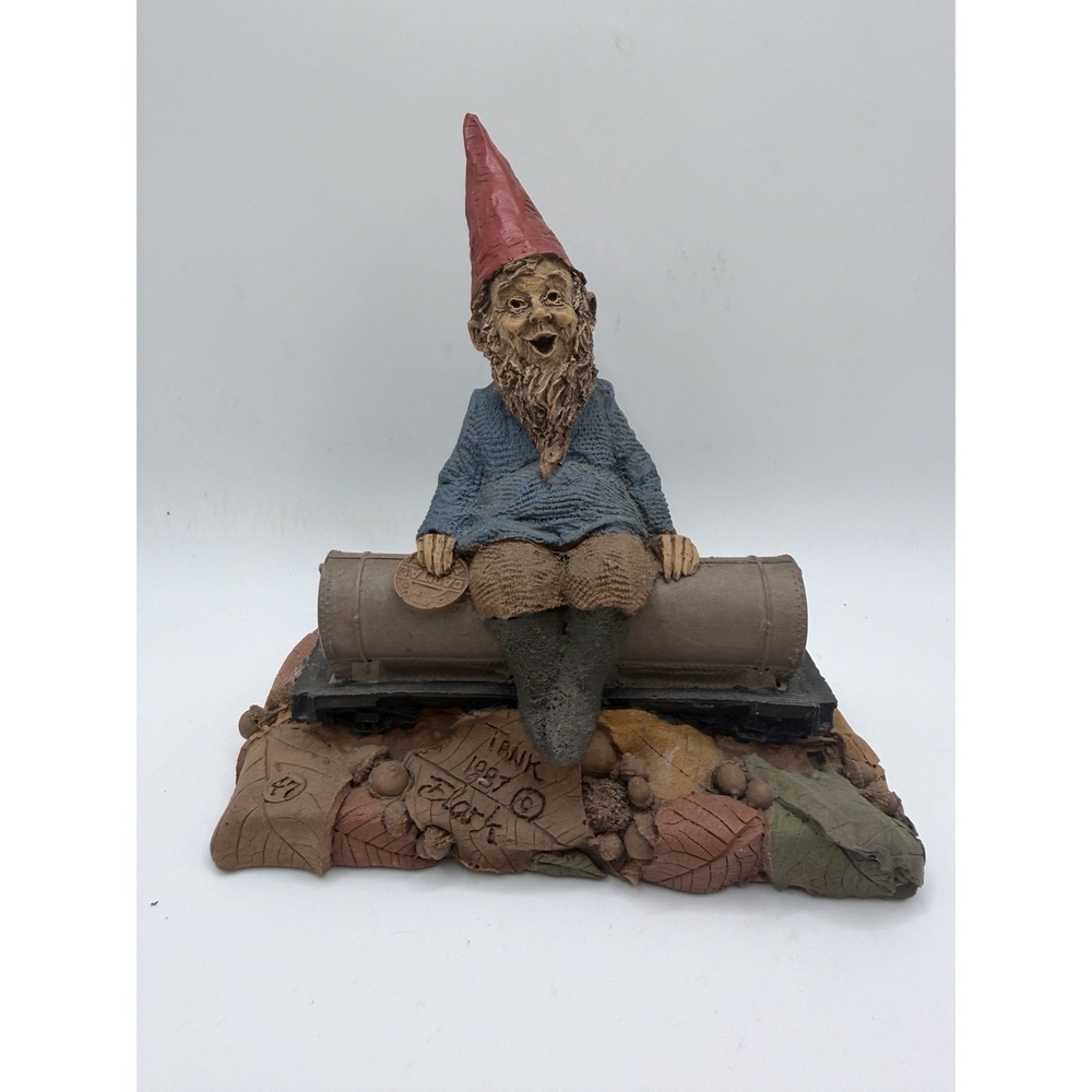 Vintage Tom Clark "Tank" Gnome Figurine 1987 Cairn Studio Railroad Train #47
